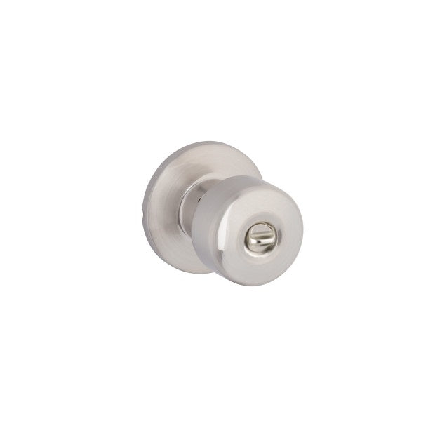 Yale Expressions Privacy Dylan Knob with Owen Rosette in Satin Nickel finish