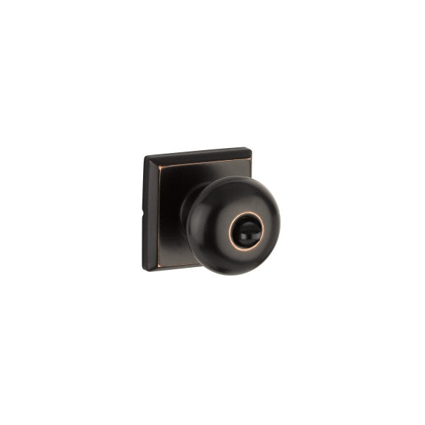 Yale Expressions Privacy Walker Knob with Ellington Rosette in Oil Rubbed Bronze finish
