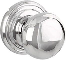 Yale Expressions Walker Knob with Maguire Rosette in Polished Chrome finish