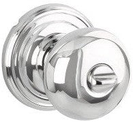 Yale Expressions Walker Knob with Maguire Rosette in Polished Chrome finish