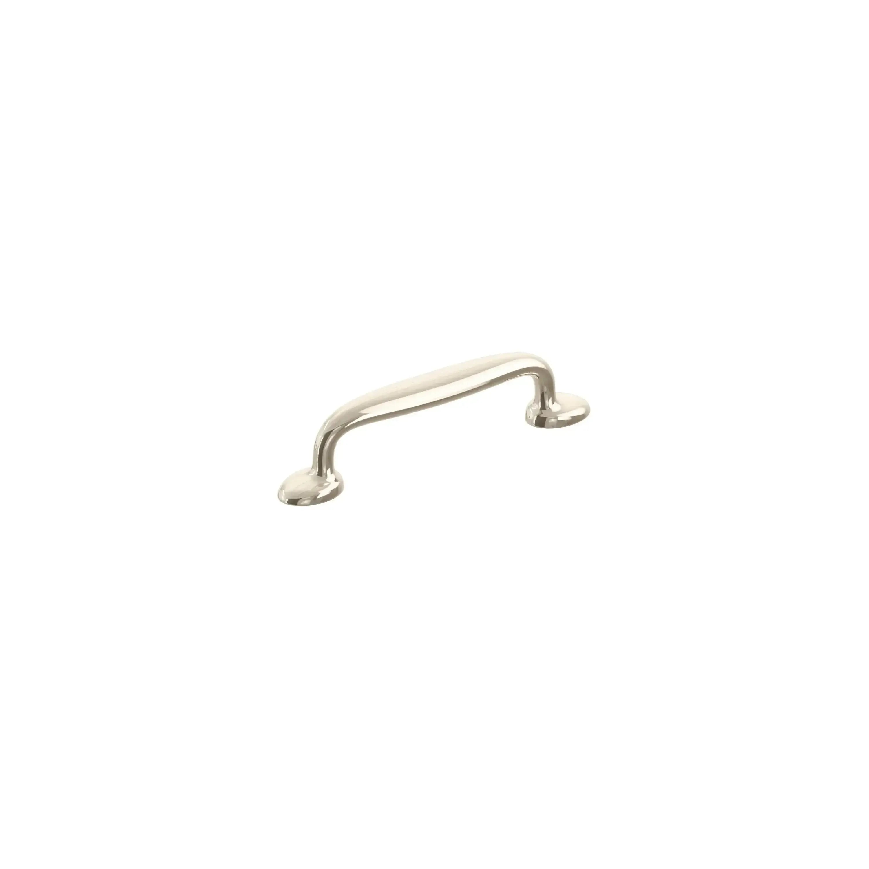 The Schaub Avenue Cabinet Pull in Polished Nickel finish.