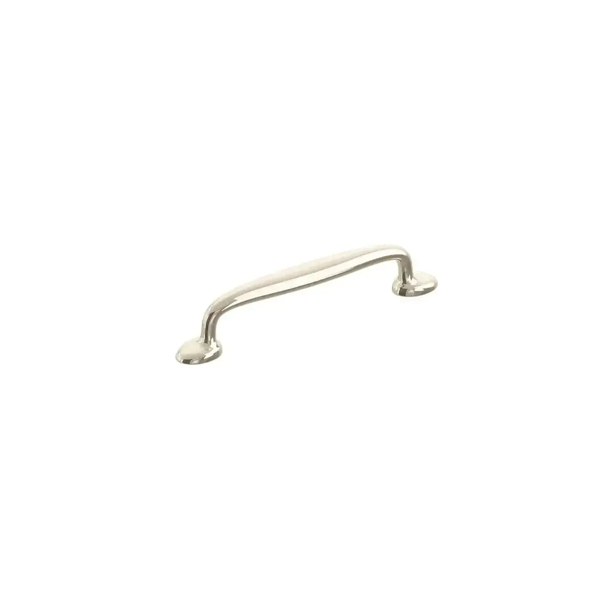 The Schaub Avenue Cabinet Pull in Polished Nickel finish.