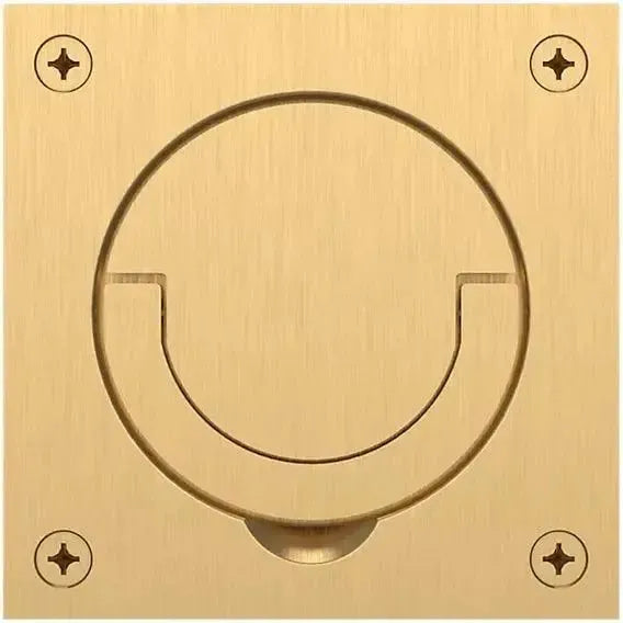 Baldwin EstateBaldwin 0397 Flush Cup Handle & Ring Pull in 