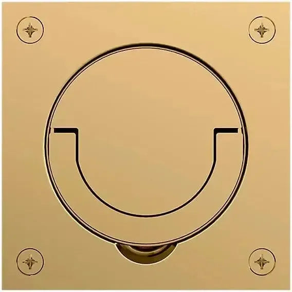 Baldwin EstateBaldwin 0397 Flush Cup Handle & Ring Pull in 