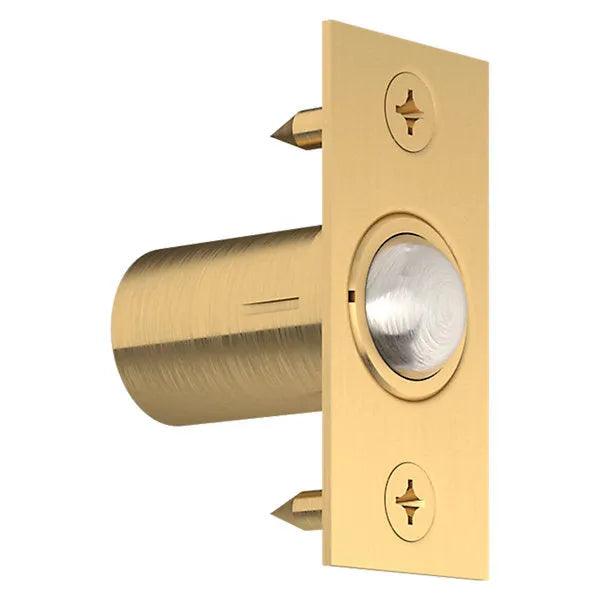 Baldwin 0426 Adjustable Ball Catch Fitted in Door Lifetime Satin Brass