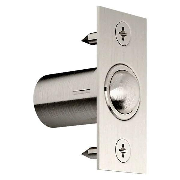 Baldwin 0426 Adjustable Ball Catch Fitted in Door Lifetime Satin Nickel