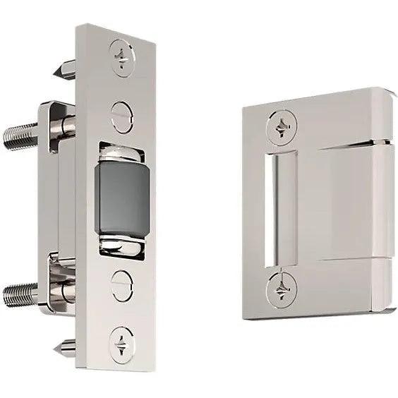 Baldwin 0430 Roller Latch with Full Lip Strike Lifetime Polished Nickel