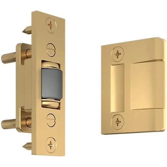 Baldwin 0430 Roller Latch with Full Lip Strike Vintage Brass