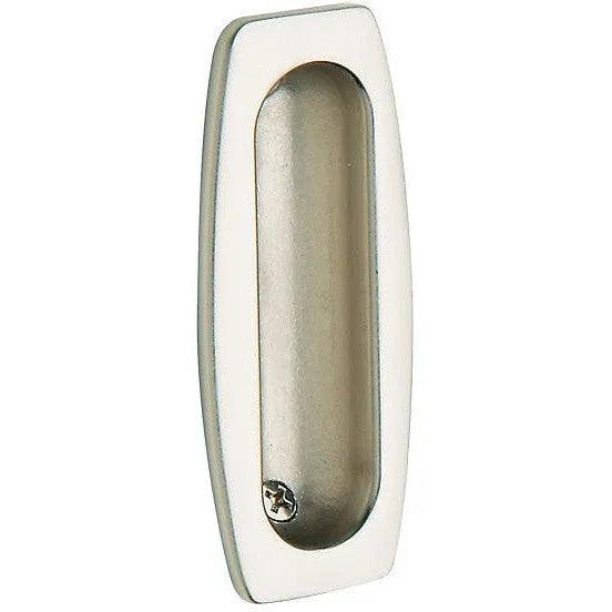 Baldwin 0458 Sliding Door Flush Pull Satin Nickel