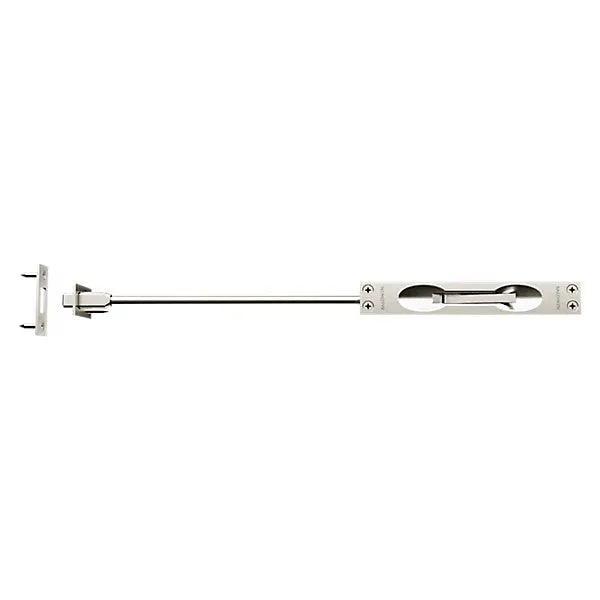 Baldwin 0600 Flush Bolt with 12" Rod Lifetime Satin Nickel