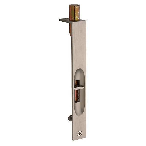 Baldwin 0626 6" Flush Bolt Satin Nickel