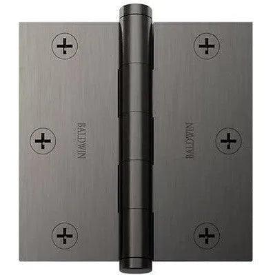 Baldwin 1035 3.5" Square Corner Hinge Graphite Nickel