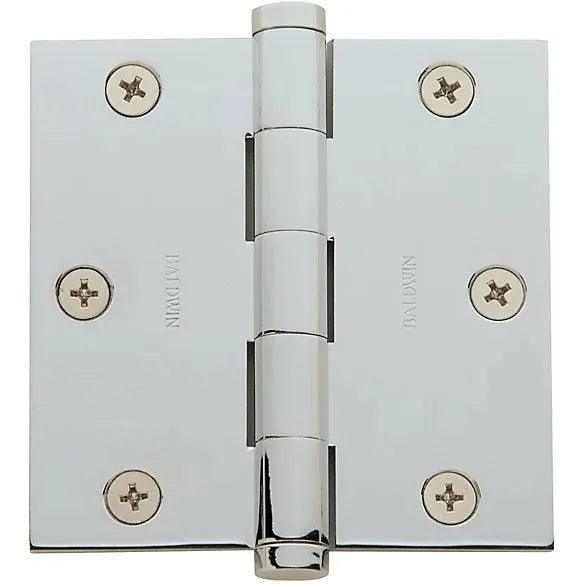 Baldwin 1035 3.5" Square Corner Hinge Polished Chrome