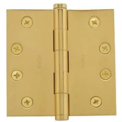 Baldwin 1040 4" Square Corner Hinge Lifetime Satin Brass