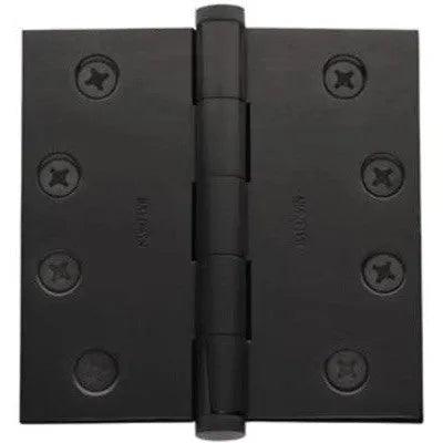 Baldwin 1040 4" Square Corner Hinge Satin Black