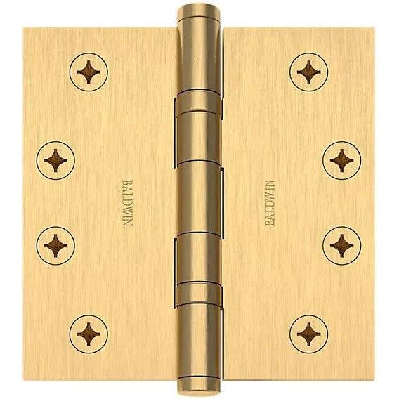 Baldwin 1041 4" Ball Bearing Hinge Lifetime Satin Brass