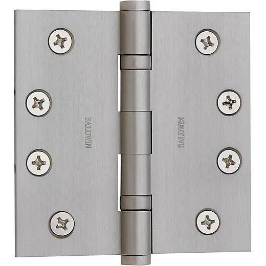 Baldwin 1041 4" Ball Bearing Hinge Lifetime Satin Nickel