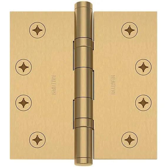 Baldwin 1041 4" Ball Bearing Hinge Vintage Brass