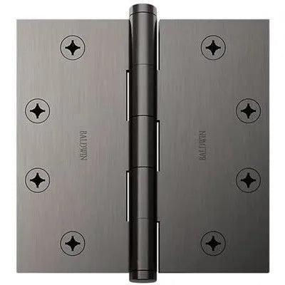Baldwin 1045 4.5" Square Corner Hinge Graphite Nickel