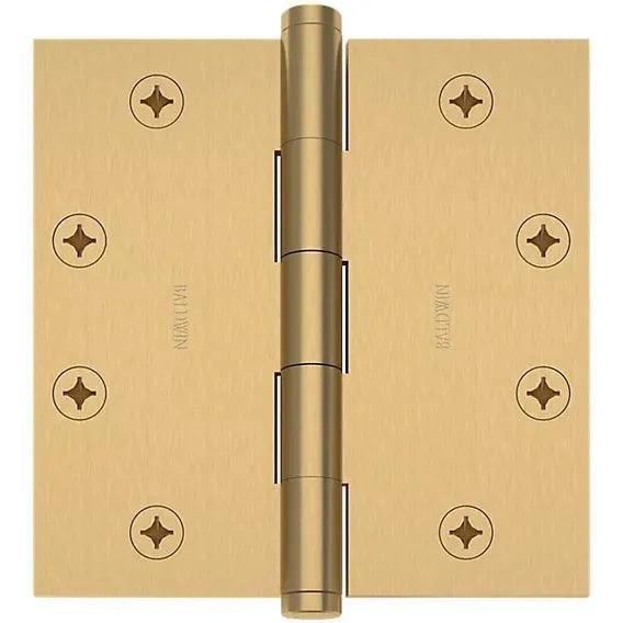 Baldwin 1045 4.5" Square Corner Hinge Vintage Brass