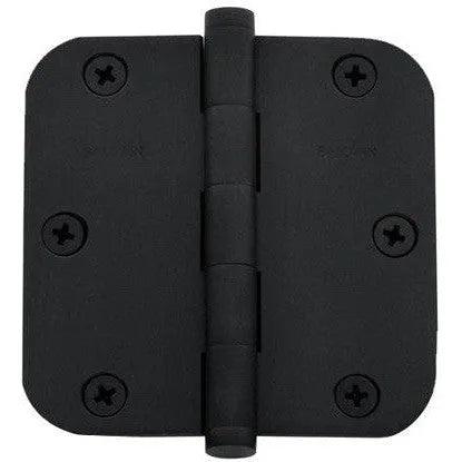 Baldwin Estate 1135 5/8" Radius Corner Hinge in Satin Black finish