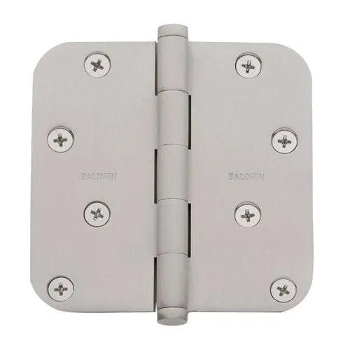 Baldwin 1140 5/8" Radius Corner Hinge Lifetime Satin Nickel
