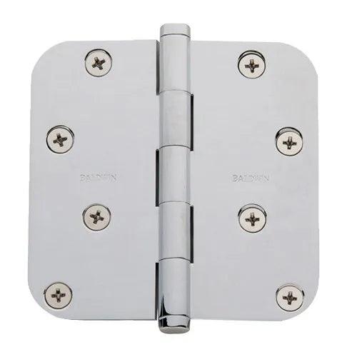 Baldwin 1140 5/8" Radius Corner Hinge Polished Chrome