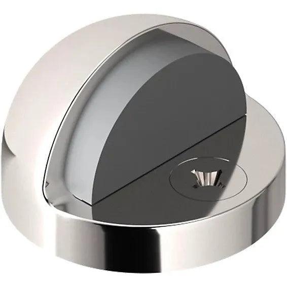 Baldwin 4005 Half Dome Door Bumper - 1.25" Height Polished Nickel