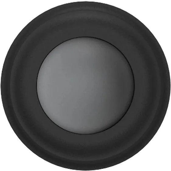 Baldwin 4015 Convex Wall Bumper Satin Black