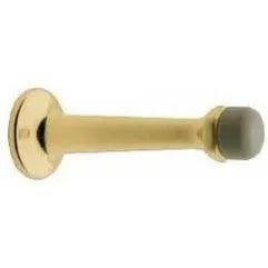 Baldwin 4045 Base Mounted Door Bumper - 3" Lifetime Polished Brass