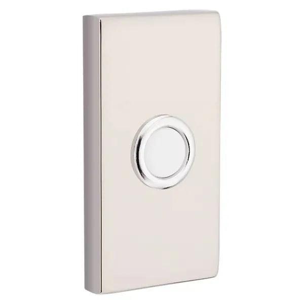 Baldwin Estate 4863 Contemporary Bell Button in Lifetime Polished Nickel finish