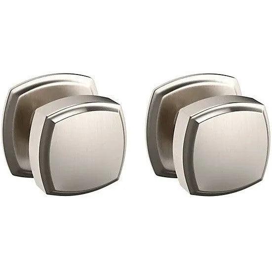 Baldwin Estate 5011 Passage Knob with 5058 Rosette in Lifetime Satin Nickel finish