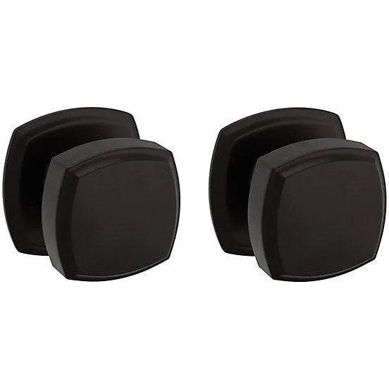 Baldwin Estate 5011 Passage Knob with 5058 Rosette in Oil Rubbed Bronze finish