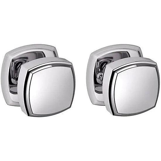Baldwin Estate 5011 Privacy Knob with 5058 Rosette in Polished Chrome finish
