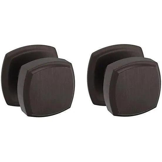 Baldwin Estate 5011 Passage Knob with 5058 Rosette in Venetian Bronze finish