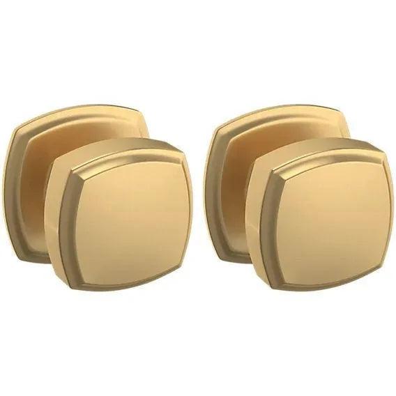 Baldwin Estate 5011 Full Dummy Knob with 5058 Rosette in Vintage Brass finish