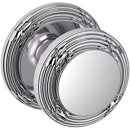 Baldwin Estate 5013 Half Dummy Knob with 5021 Rosette in Polished Chrome finish