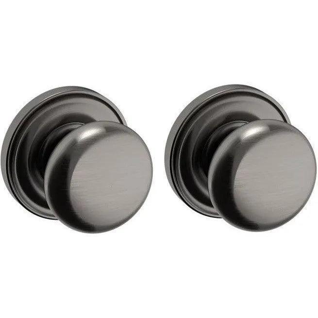 Baldwin 5015 Classic Knob with 5048 Rosette Graphite Nickel