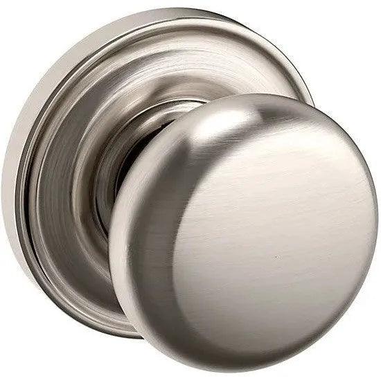Baldwin 5015 Classic Knob with 5048 Rosette Lifetime Satin Nickel