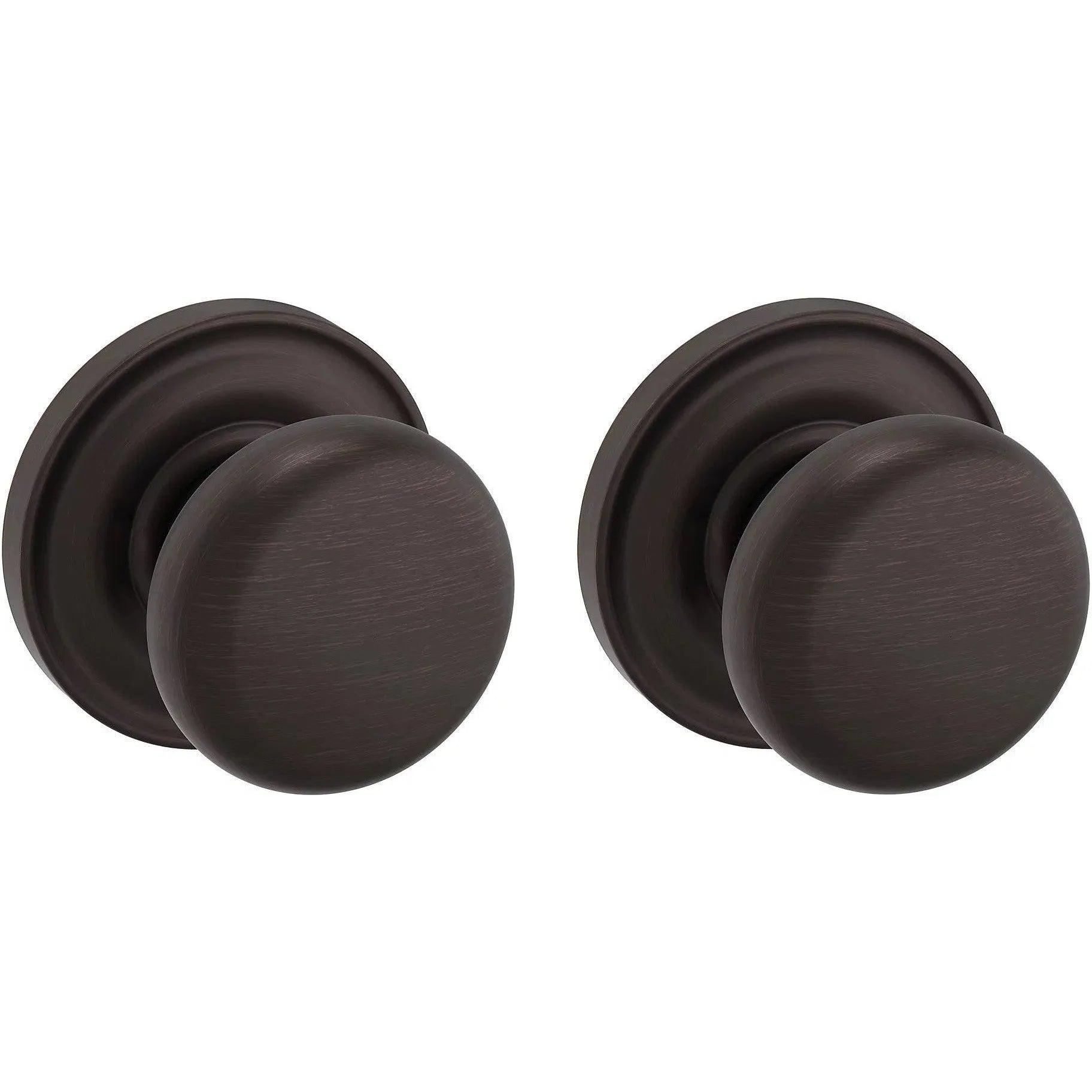 Baldwin 5015 Classic Knob with 5048 Rosette Venetian Bronze