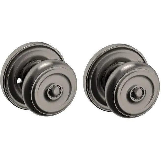 Baldwin 5020 Colonial Knob with 5048 Rosette Graphite Nickel