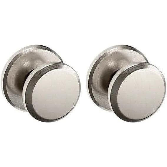 Baldwin 5023 Knob with R016 Rosette Lifetime Satin Nickel