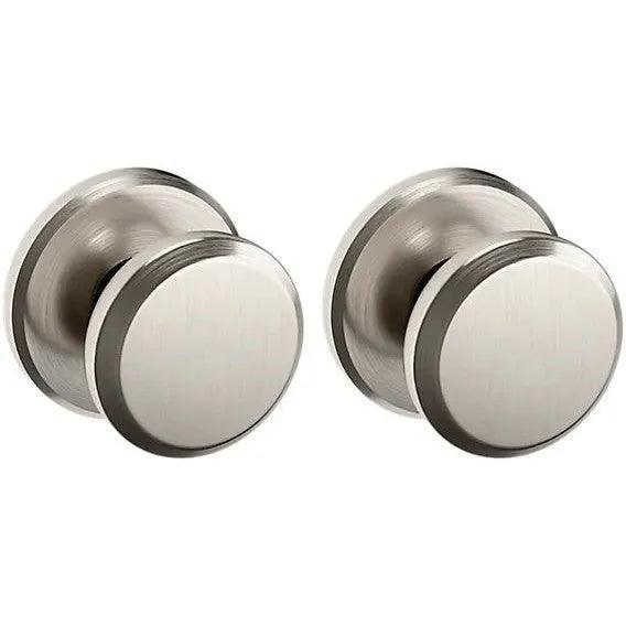 Baldwin 5023 Knob with R016 Rosette Lifetime Satin Nickel