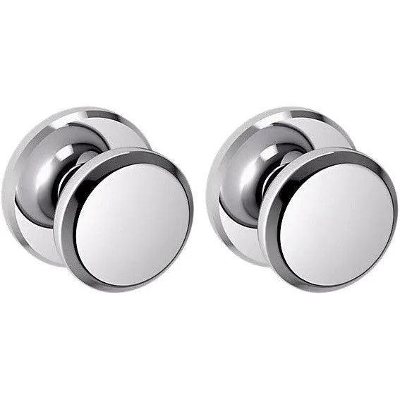 Baldwin 5023 Knob with R016 Rosette Polished Chrome