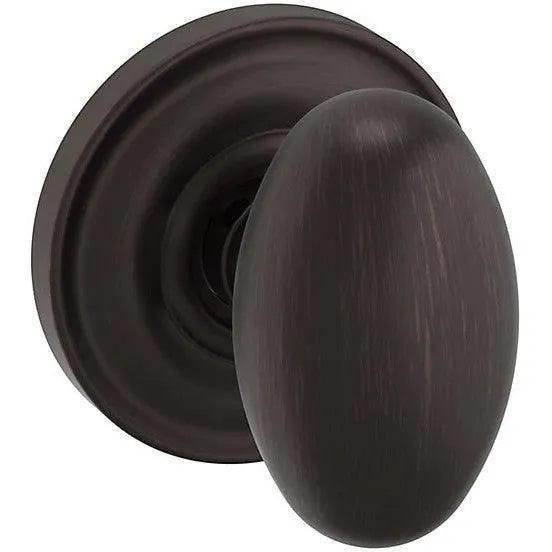Baldwin 5025 Egg Knob with 5048 Rosette Venetian Bronze