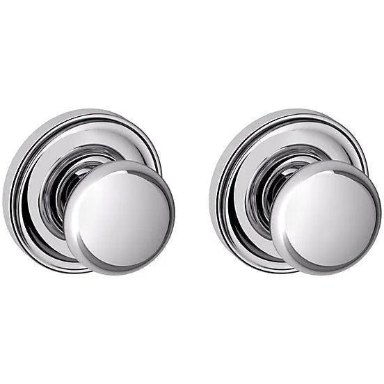 Baldwin 5030 Knob with 5048 Rosette Polished Chrome