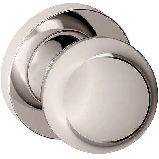 Baldwin 5041 Knob with 5046 Rosette Lifetime Polished Nickel