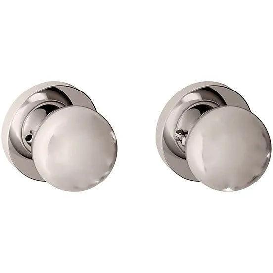 Baldwin 5041 Knob with 5046 Rosette Lifetime Polished Nickel