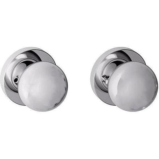 Baldwin 5041 Knob with 5046 Rosette Polished Chrome