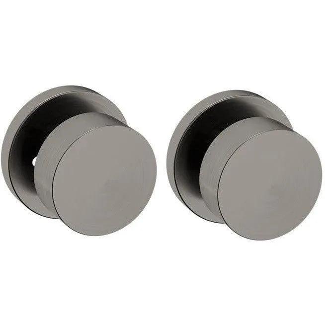 Baldwin 5055 Minneapolis Knob (2 1/8") with 5046 Rosette Graphite Nickel